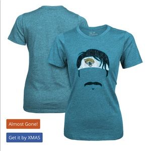 NWT NFL Gardner Minshew II Jacksonville Jaguars Women's Graphic T-Shirt - Teal M